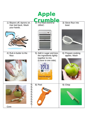 Apple crumble picture recipe