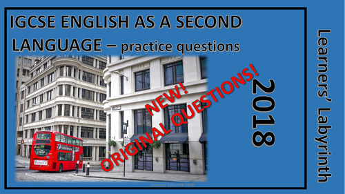 IGCSE English as a Second Language NEW practice questions
