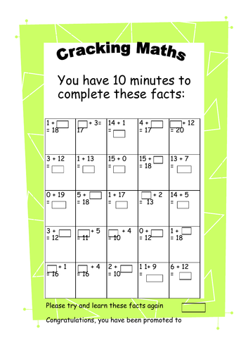 Year 2 Year 3 Addition and Subtraction Challenge Sheets Mental Maths Homework