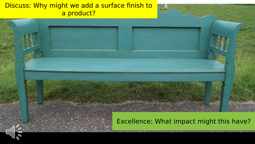 Surface Finishes and Standard Components - GCSE Product Design