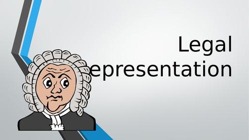 Legal representation GCSE Edexcel Citizenship Theme C Law and Justice