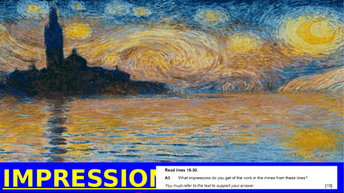 EDUQAS GCSE English Language Paper 1  Grade 9 OBED exam (6 PPs and podcast on all Qs!!!!!)