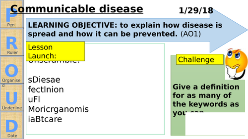 Communicable disease Lesson