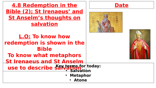 AQA B GCSE - 4.8 - Redemption in the Bible (2)