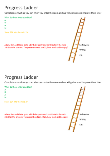 Sharing into a ratio - full lesson