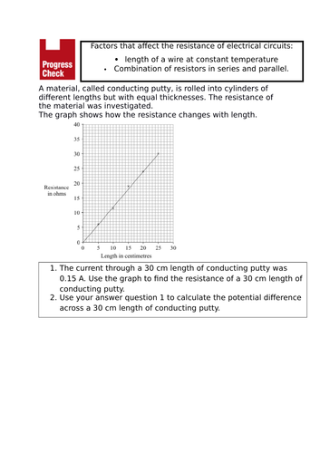 Resistance Required Practical Starter