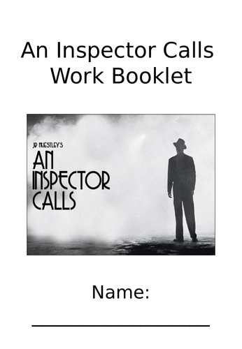6 week teaching pack an inspector calls image