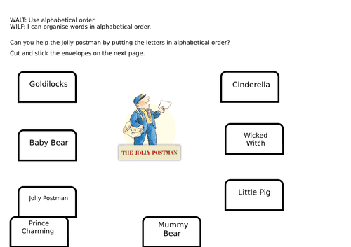 Jolly Postman worksheets | Teaching Resources