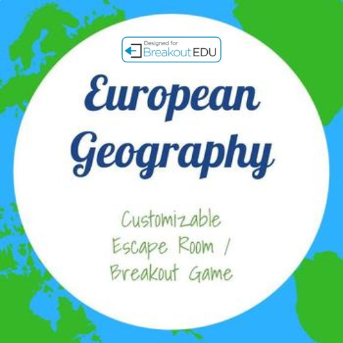 European Geography Customizable Escape Room / Breakout Game