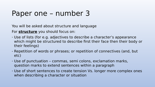 English Language Edexcel