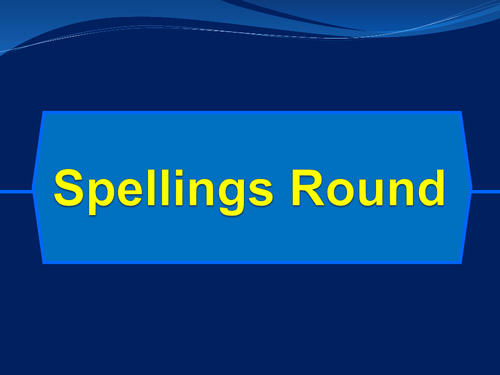Spelling game -English grade 5 or 6