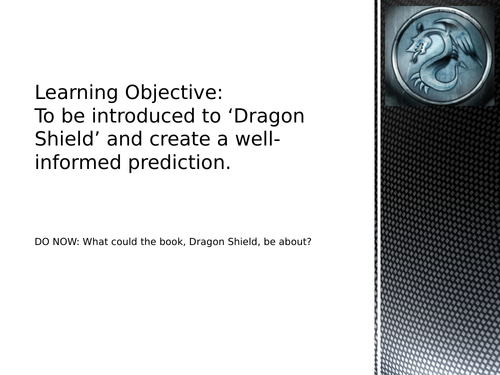 Dragon Shield - Introduction and prediction lesson - Interactive and very engaging!