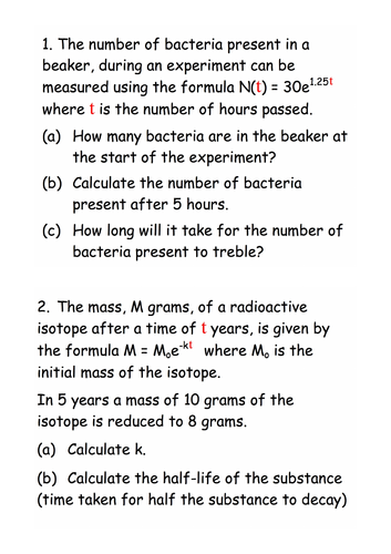 Exponential Equations