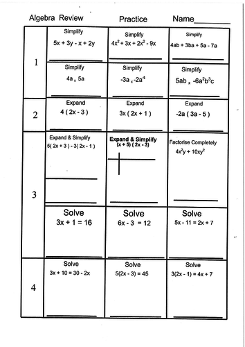 New GCSE Topic Practice Worksheets + Answers+ Maths Watch Links