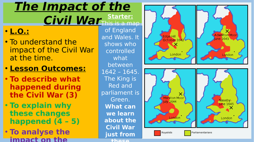 NEW OCR Personal rule: Impact of Civil War