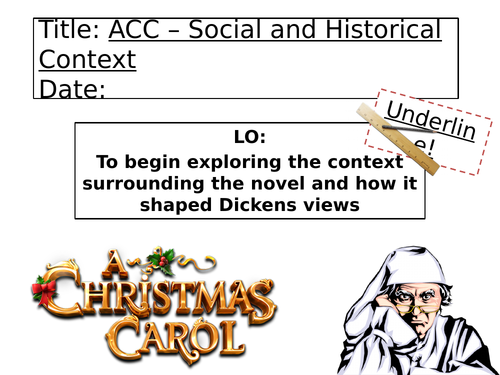 A Christmas Carol Social and Historical Context