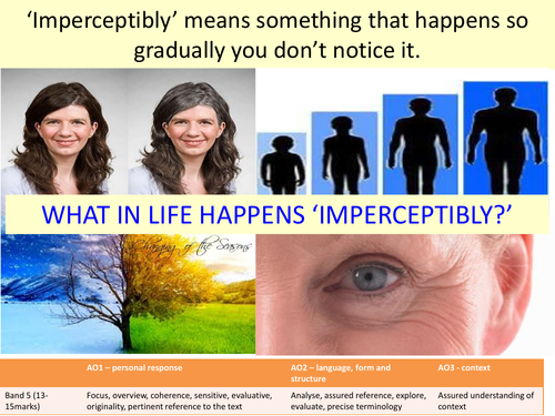 As Imperceptibly as Grief complete lesson Emily Dickenson for EDUQAS 9-1