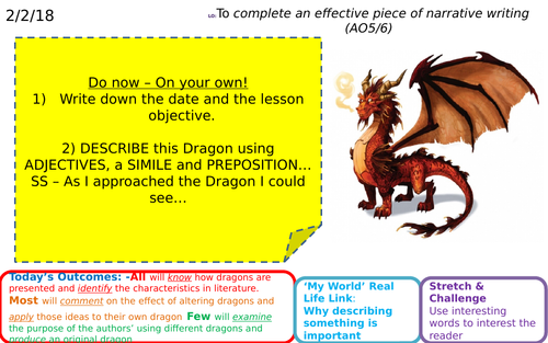 Creative/Non Fiction writing - Dragons