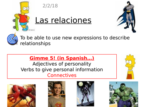 Heroes project - Lesson 5: relationships