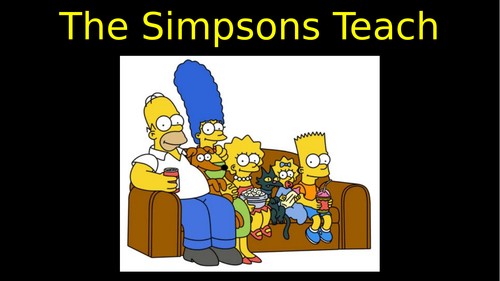 The Simpsons Teach Sentences - simple, compound & complex