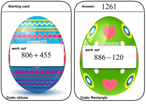 Mathematics Easter egg hunt