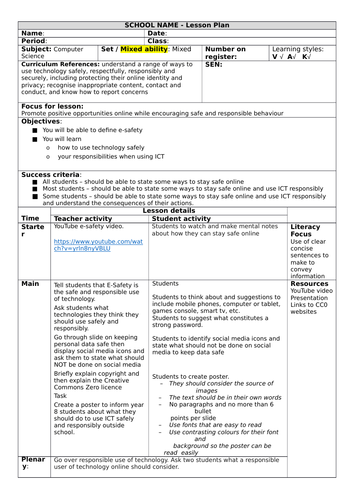 Safer Internet Day  - Using Technology Responsibly, Respectfully, Critically and Creatively