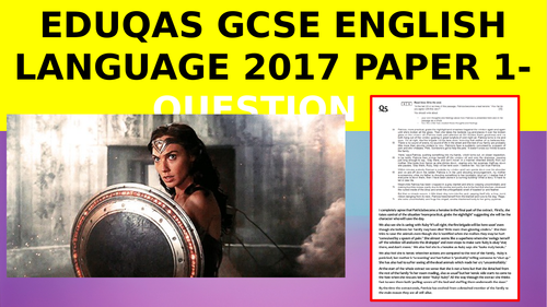 EDUQAS GCSE English Language Paper 1 June 2017 - how to get top marks on Question 5 (EVALUATION)