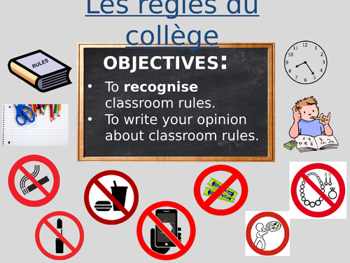 Les règles du collège