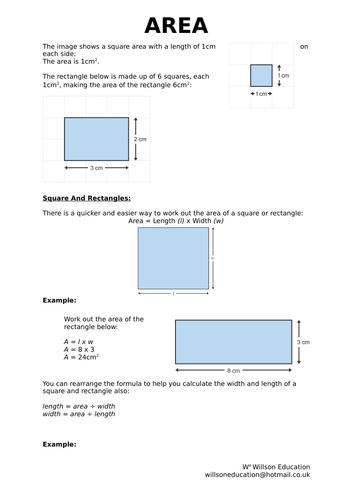 Calculating Area