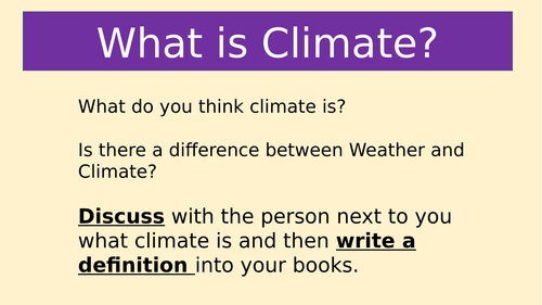 Climate characteristics - climate graphs