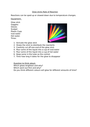 CC14a Rates of reaction