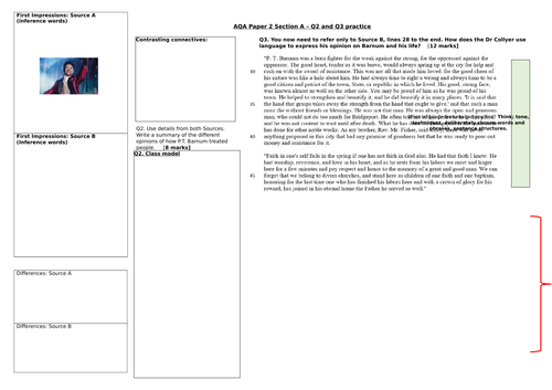 AQA English Language Paper 2 Q2 and Q3