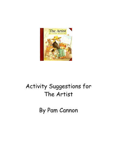 The Artist by John Bianchi - Activity Suggestions