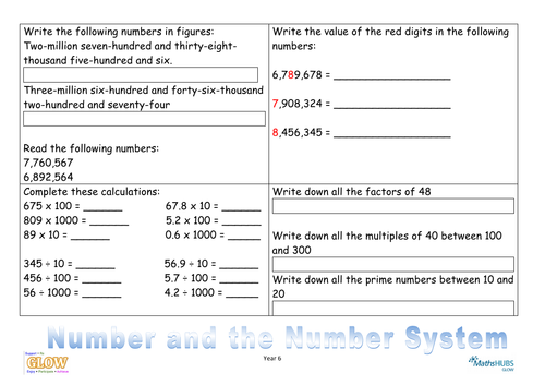 Year 6 prerequisite checks