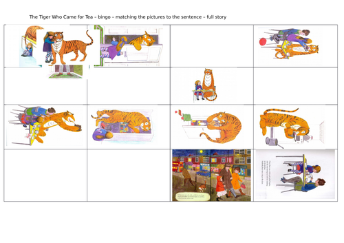 The Tiger Who Came To Tea - guided reading