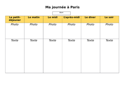 Une journée à Paris