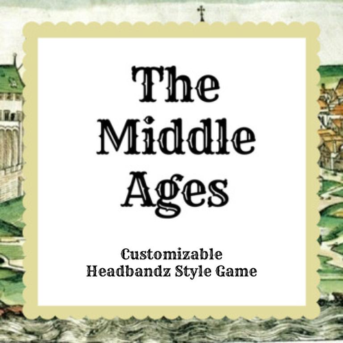 The Middle Ages Customizable Headbandz Game