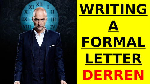 Derren Brown - writing a formal letter