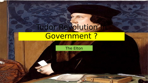 Tudor Revolution (Elton hypothesis)