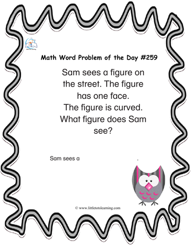 1st Grade Word Problem of the Day {Yearlong BUNDLE}