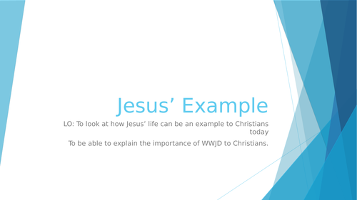 Jesus' Example