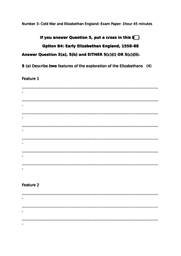 GCSE 9-1 Elizabeth I Edexcel