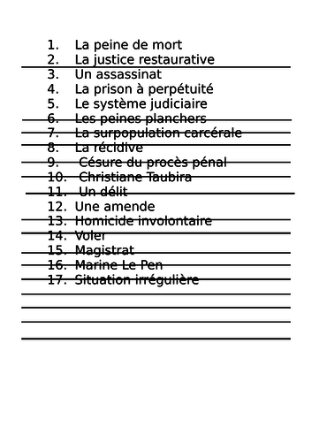 A2 - AQA - Comment sont traités les criminels en France ?