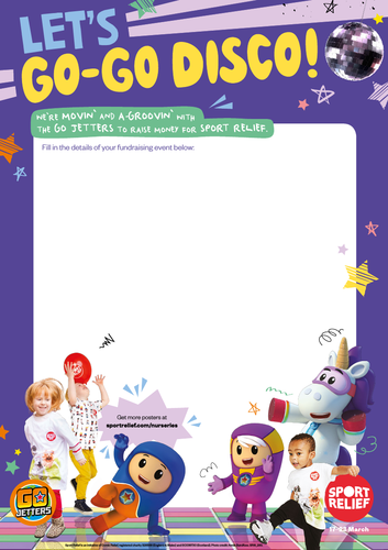 Sport Relief 2018: Nurseries Event poster