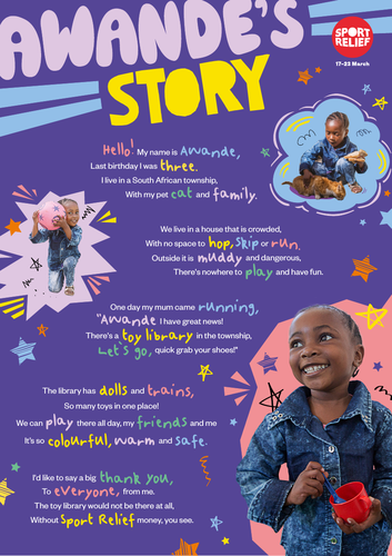 Sport Relief 2018: Nurseries Learning poster