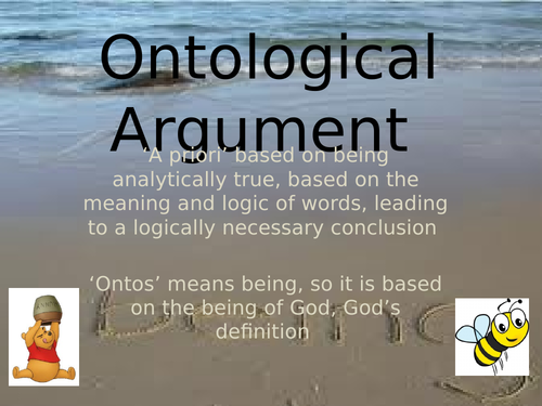 Ontological argument for Religious Studies A-level