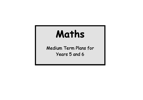 Maths MTP - Year 5 and Year 6