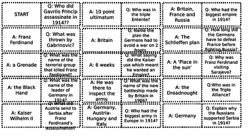 Dominoes AQA History Conflict and Tension WW1