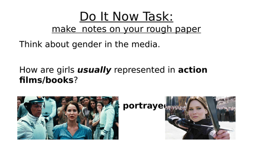 Femininity/Masculinity in 'The Hunger Games'