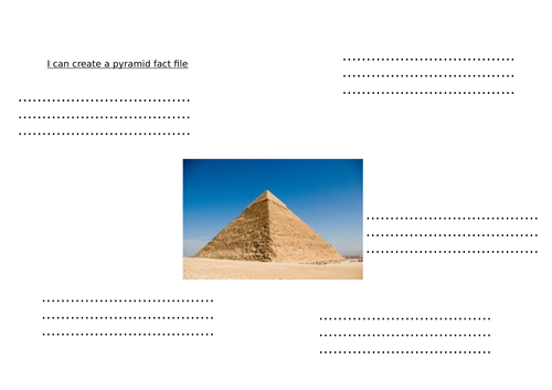 Pyramid facts when teaching the pyramids